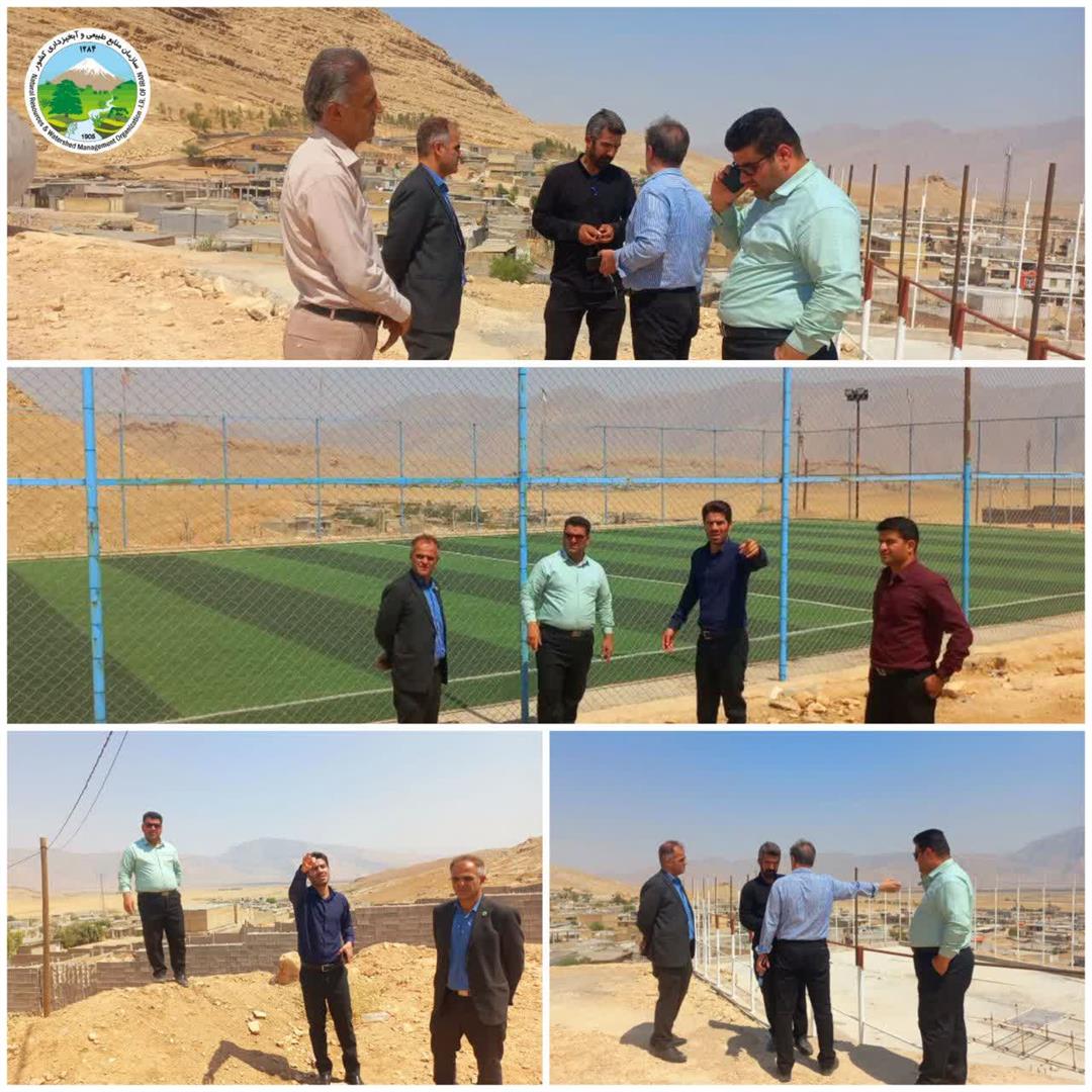 بازدید از بوستان‌های قابل واگذاری در روستاهای بلوطک شیخان و راسفند ایذه