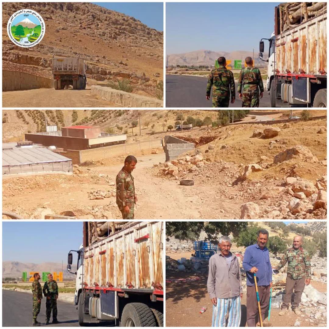 گزارش میدانی یگان حفاظت منابع طبیعی ایذه در راستای صیانت از اراضی ملی