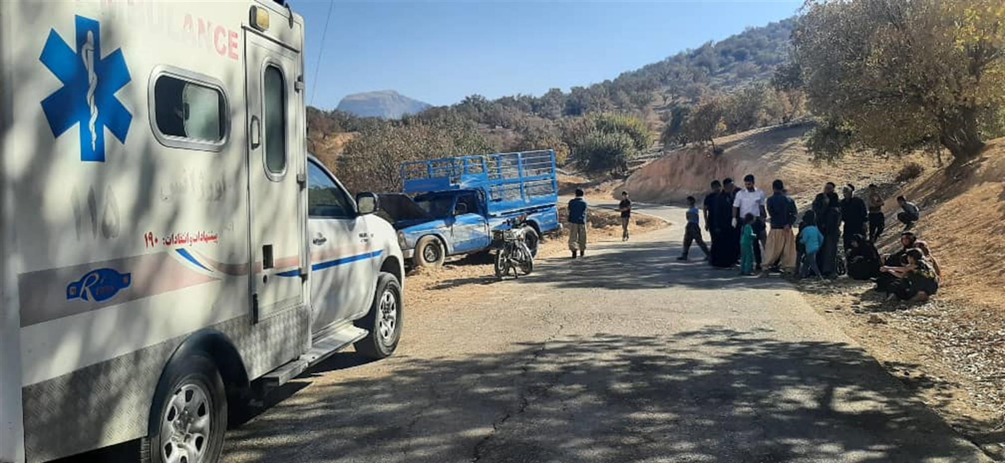 واژگونی نیسان وانت در سوسن؛ 7 مصدوم راهی بیمارستان شدند