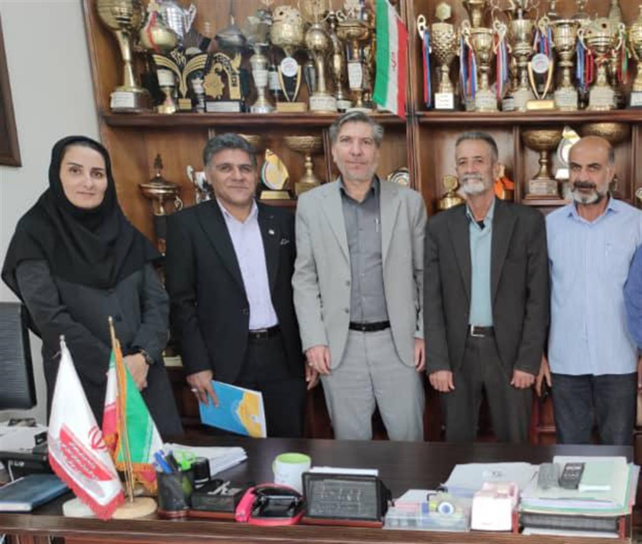 مراسم تودیع و معارفه رئیس اداره ورزش و جوانان شهرستان ایذه برگزار شد