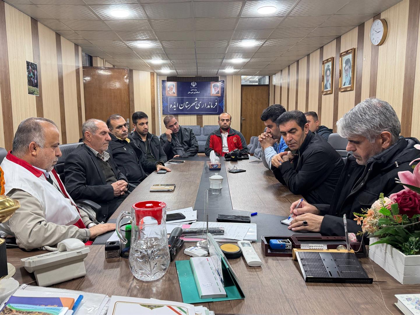 بررسی ابعاد بحران اخیر ایذه در جلسه مدیریت بحران با حضور نماینده مجلس