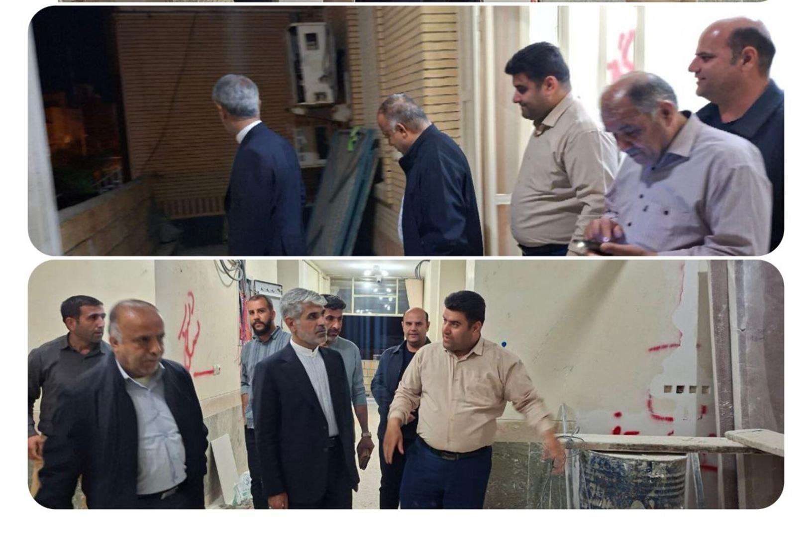 بازدید دکتر ابراهیم‌پور و فرماندار ایذه از بخشداری مرکزی؛ تأکید بر تسریع در بهسازی و ارتقای خدمات‌رسانی