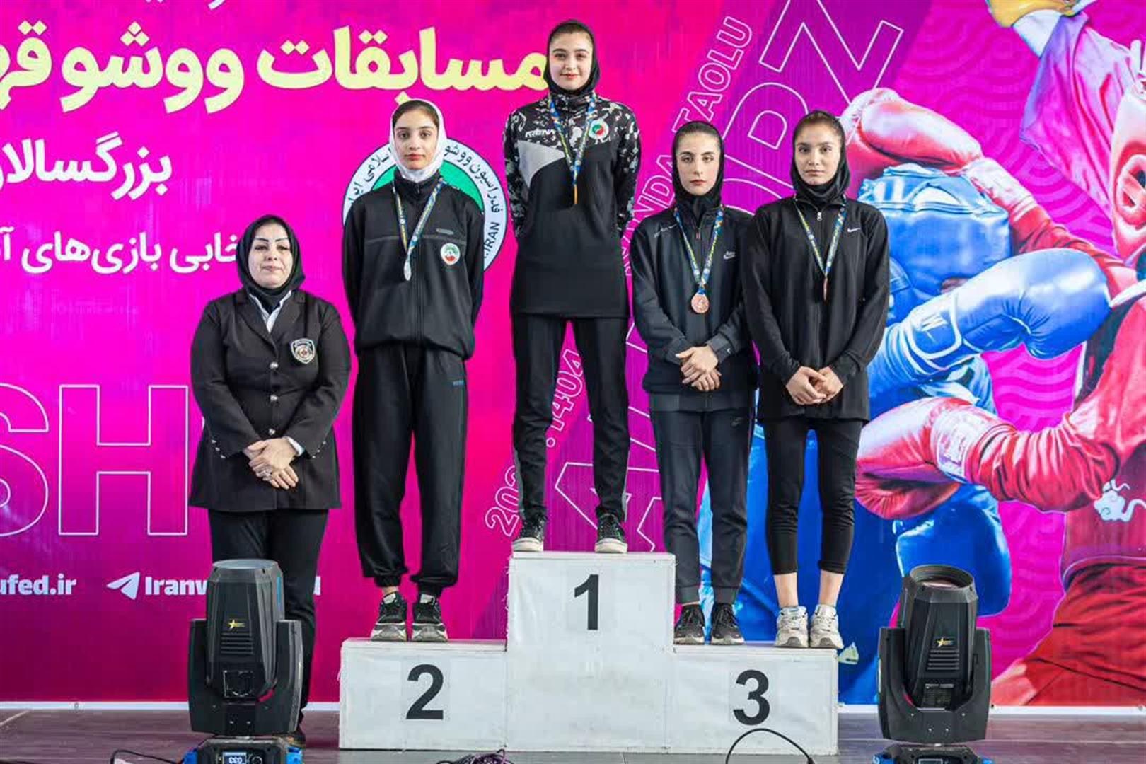 کسب مدال نقره ترانه امینی‌نژاد در رقابت‌های انتخابی تیم ملی ووشو و صعود به اردوی ملی