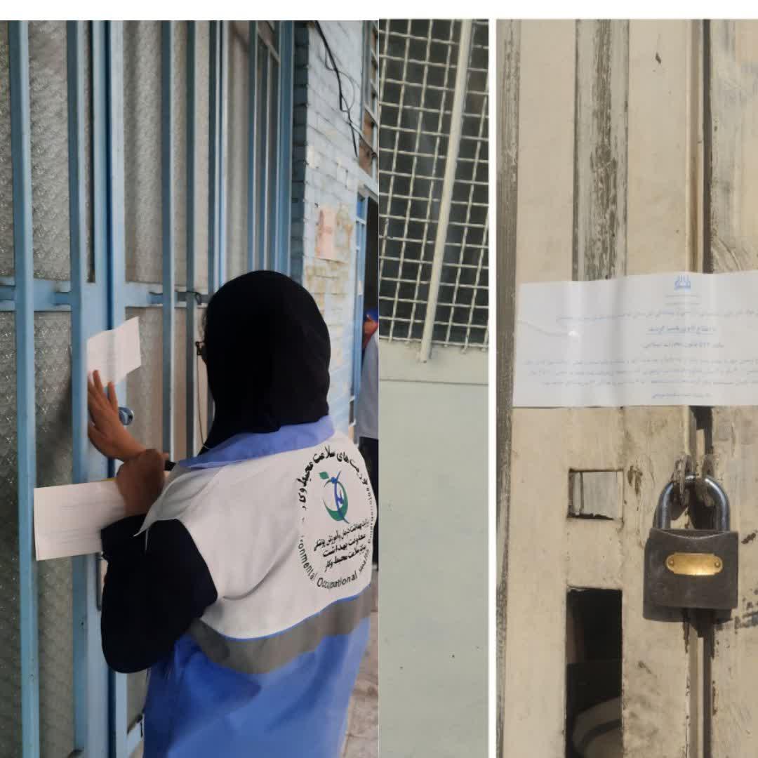 برخورد قاطع بهداشت ایذه با نانوایی‌های متخلف؛ 5 واحد پلمب شد