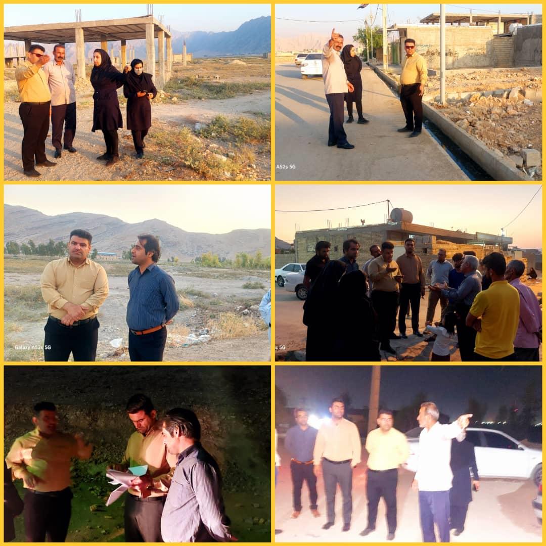 بازدید بخشدار مرکزی ایذه از روستاهای کلدوزخ ۱ و ۲