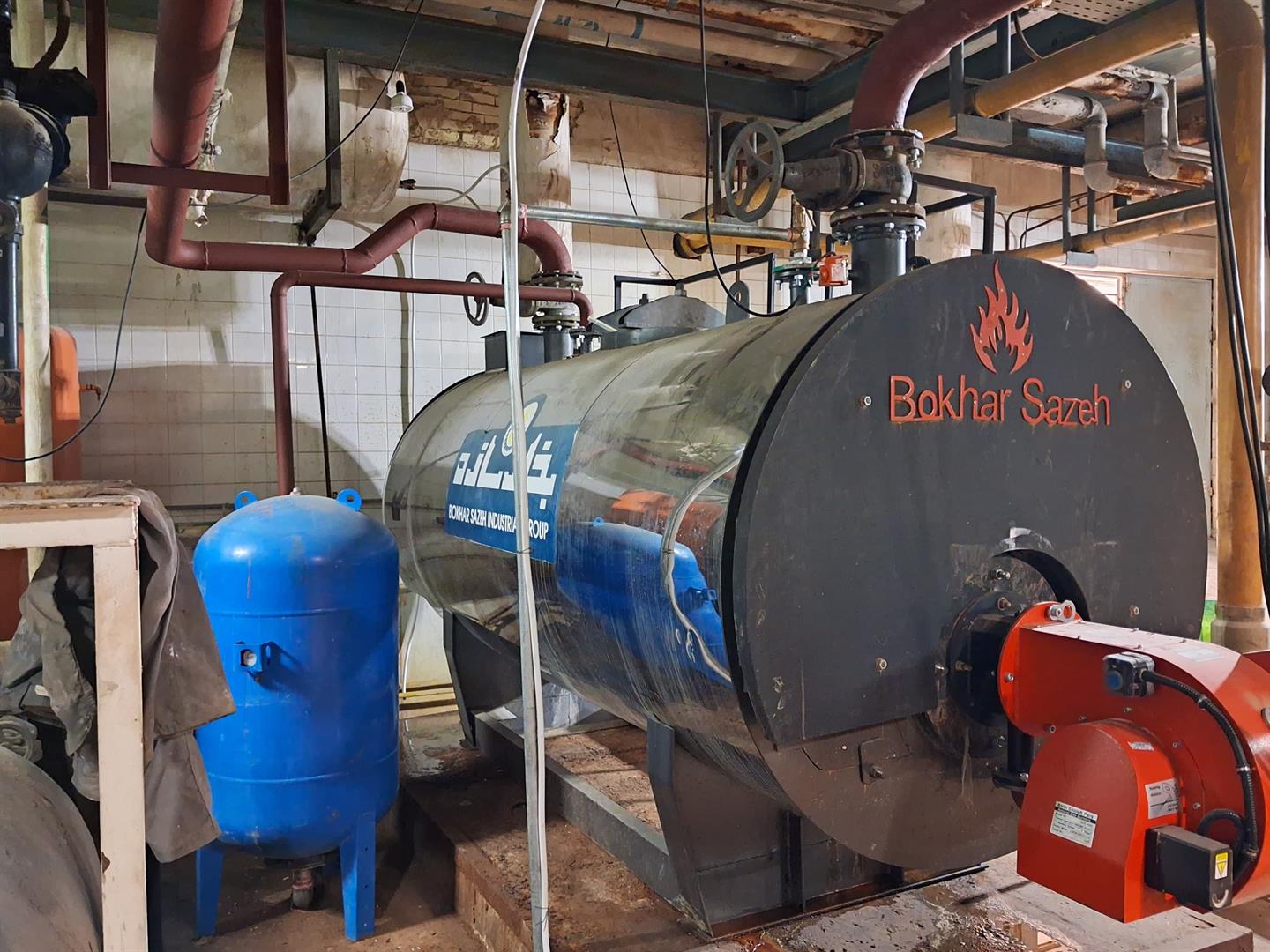 نصب و راه‌اندازی دیگ بخار یک‌تنی جدید پس از 20 سال در بیمارستان شهدای ایذه