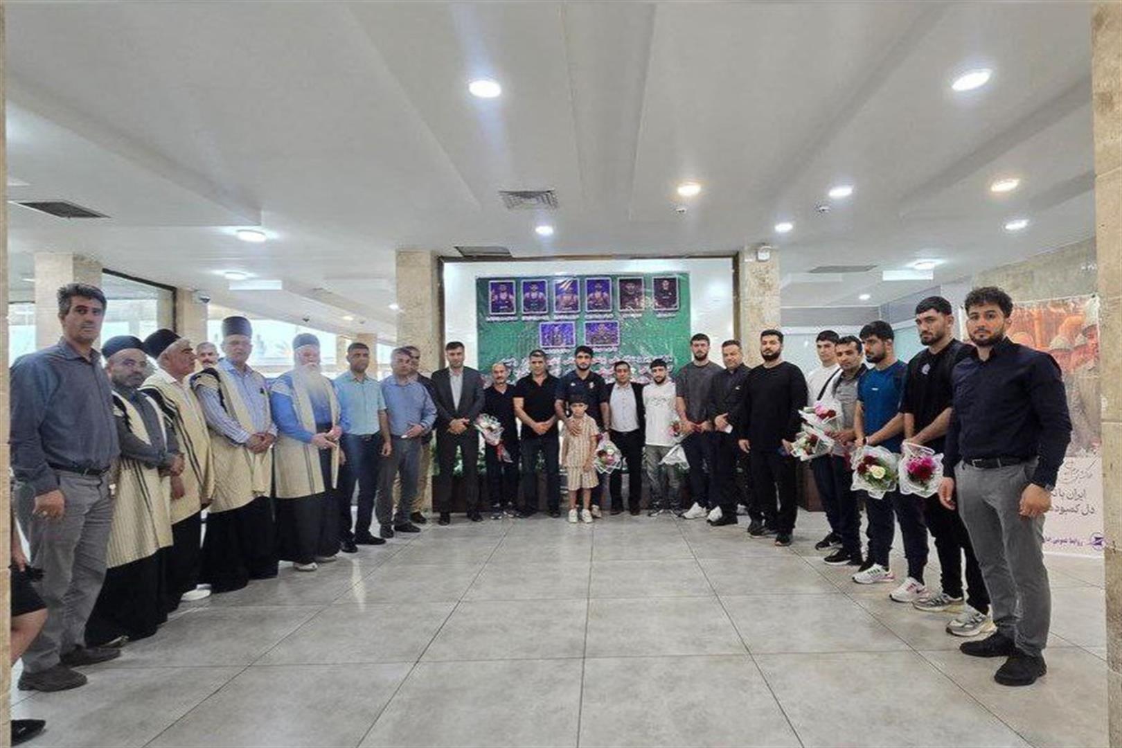 استقبال و جشن تجلیل از قهرمانان خوزستانی کشتی فرنگی جوانان جهان ایذه