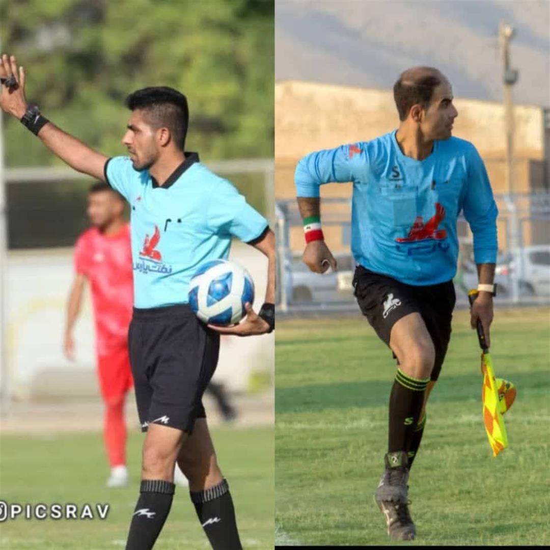 قضاوت داوران ایذه‌ای در لیگ دسته دوم فوتبال کشور