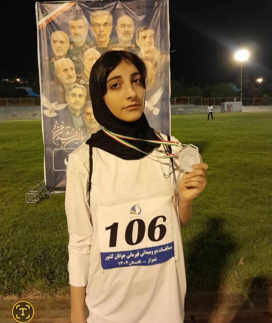 حضور دختر نوجوان ایذه‌ای در فهرست نهایی تیم ملی دوومیدانی نوجوانان کشور