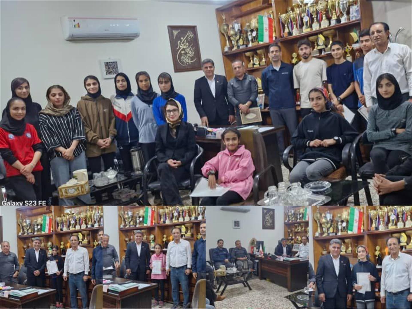 مراسم تجلیل از مدال‌آوران دوومیدانی شهرستان ایذه برگزار شد