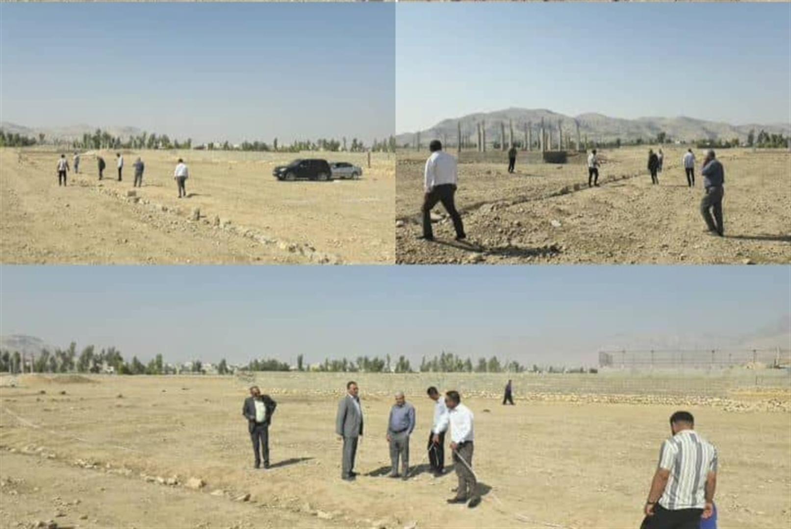 آغاز عملیات اجرایی مرکز خدمات جامع سلامت روستای بردگپی با تحویل زمین به پیمانکار