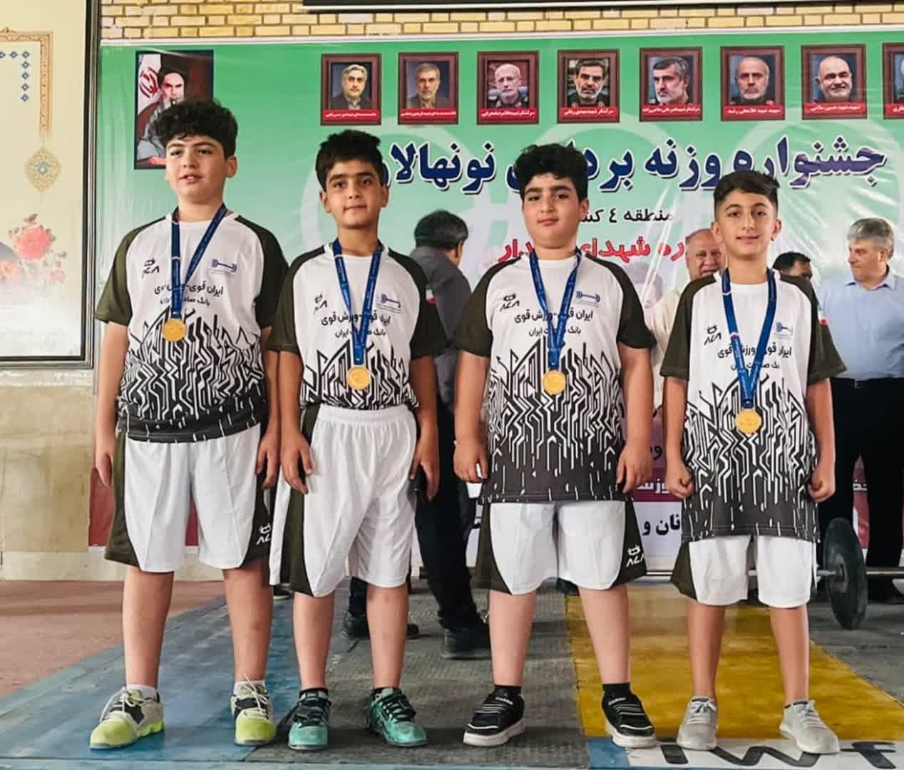 حضور پرقدرت وزنه‌برداران نونهال ایذه در قهرمانی کشور