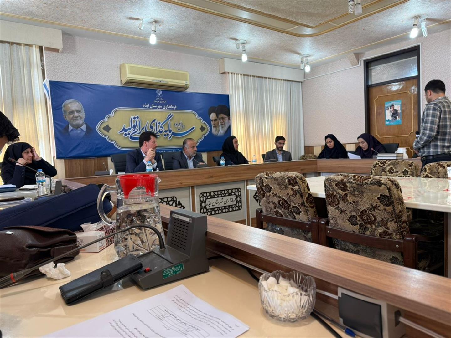 تأکید آبفا ایذه بر بهبود کیفیت آب و کاهش شکستگی‌ها در جلسه شورای سلامت شهرستان