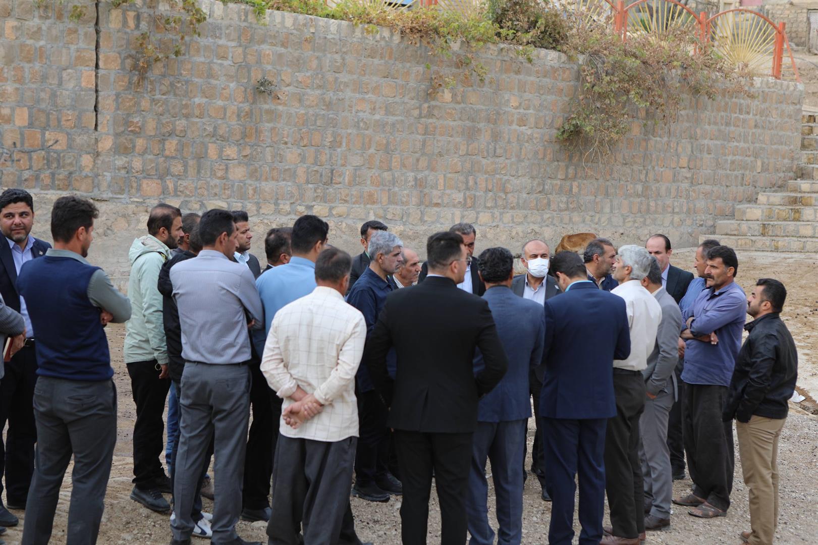 بازدید میدانی نماینده حوزه منگشت از روستاهای حاجی‌کمال و لهبید و بررسی مشکلات زیرساختی