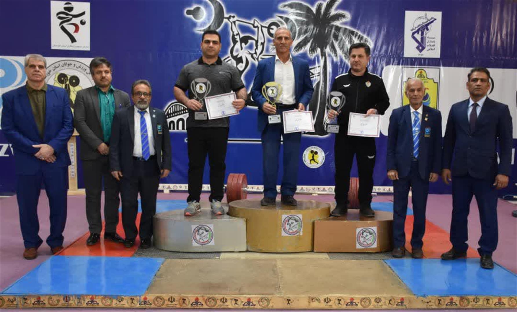 قهرمانی تیم پولادمردان ایذه در لیگ وزنه‌برداری مردان قهرمانی استان خوزستان