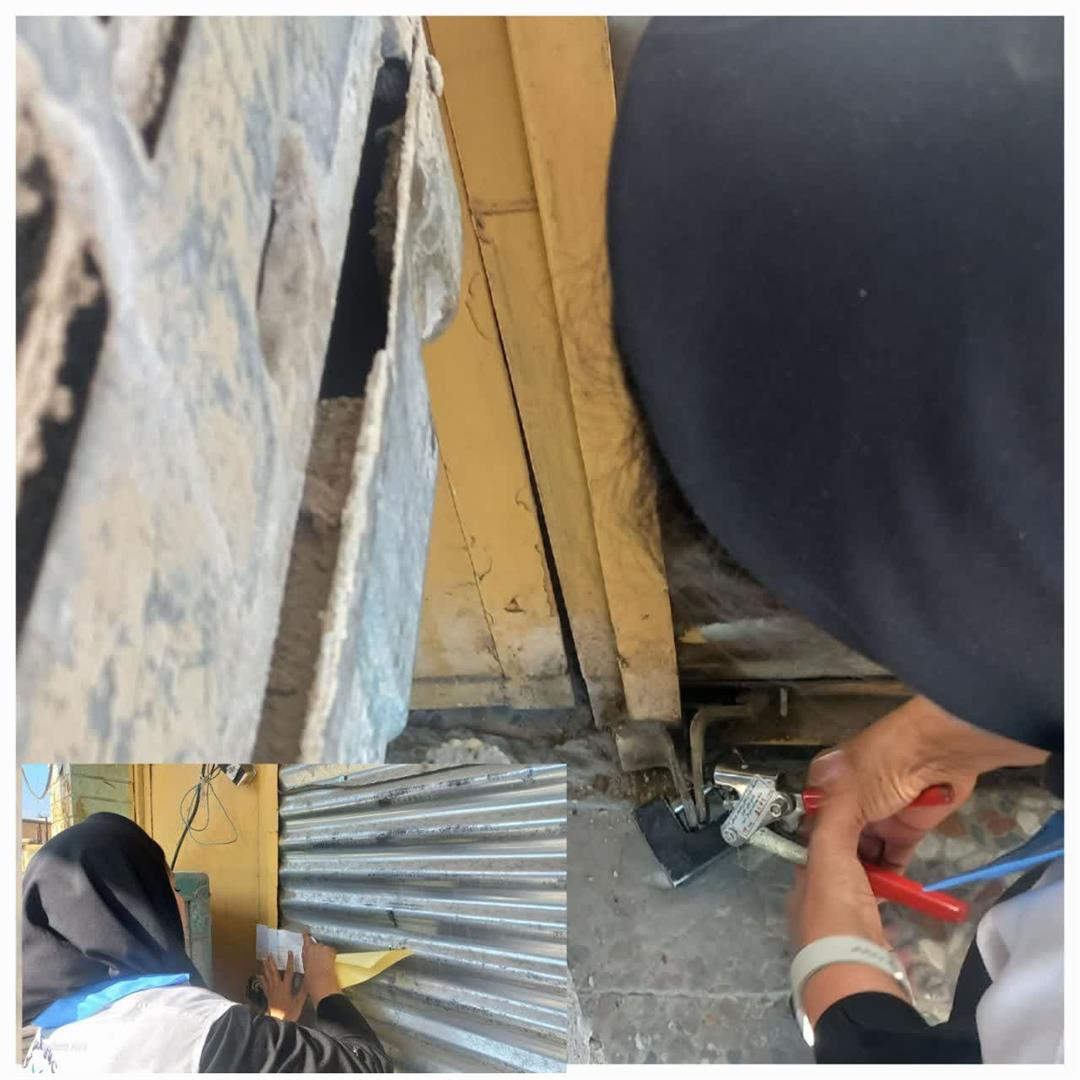 پلمب نانوایی متخلف به‌دلیل تخلفات بهداشتی در ایذه