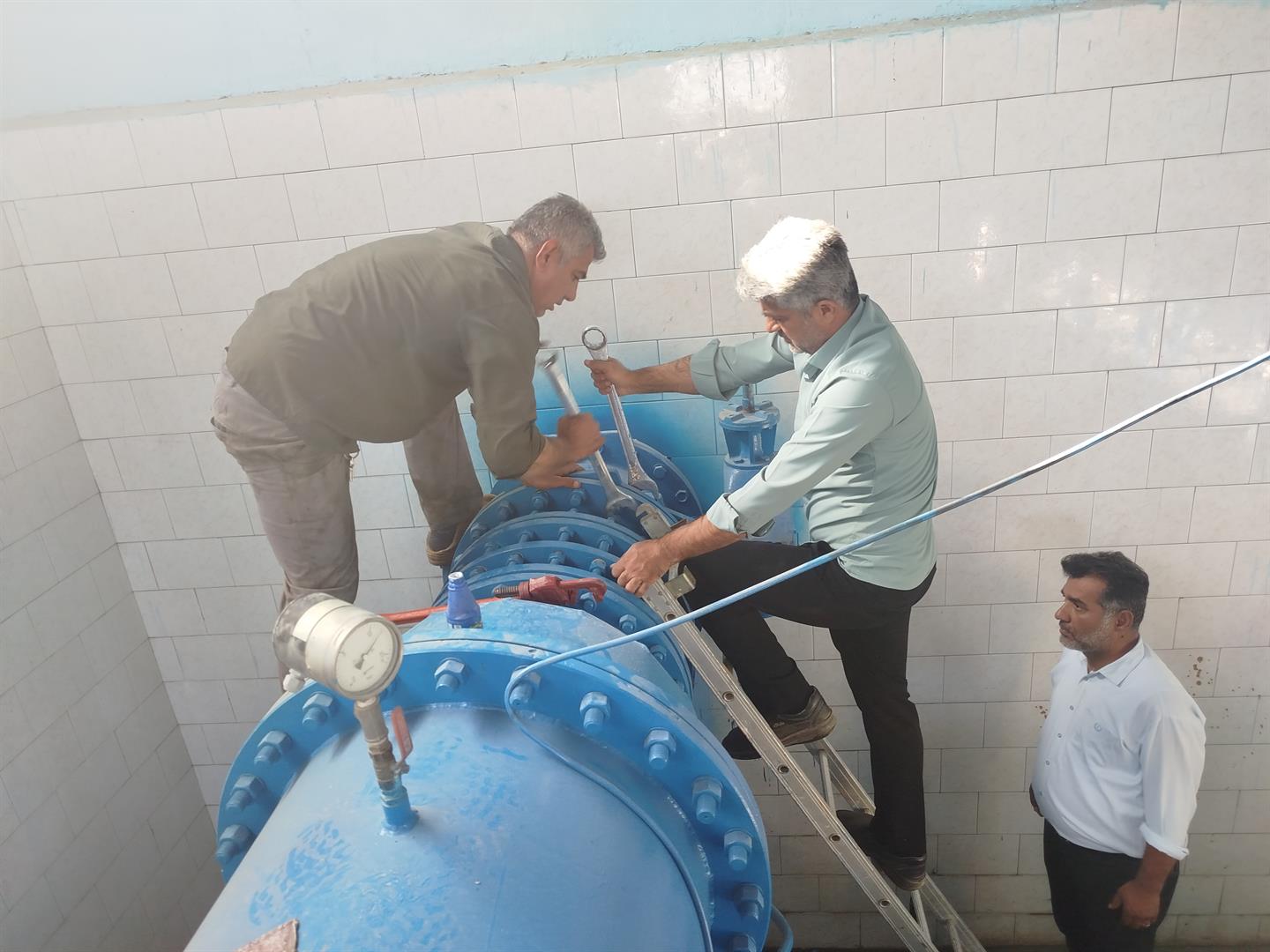 آبرسانی مرکزی ایذه پس از 6 ساعت عملیات اضطراری به مدار بازگشت