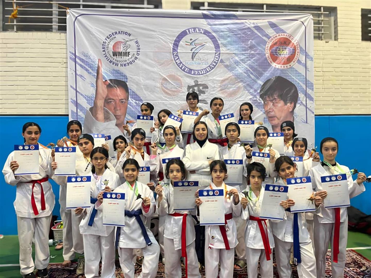 درخشش کاراته‌کاران آینده‌ساز ایذه در مسابقات شوتوکان کشور