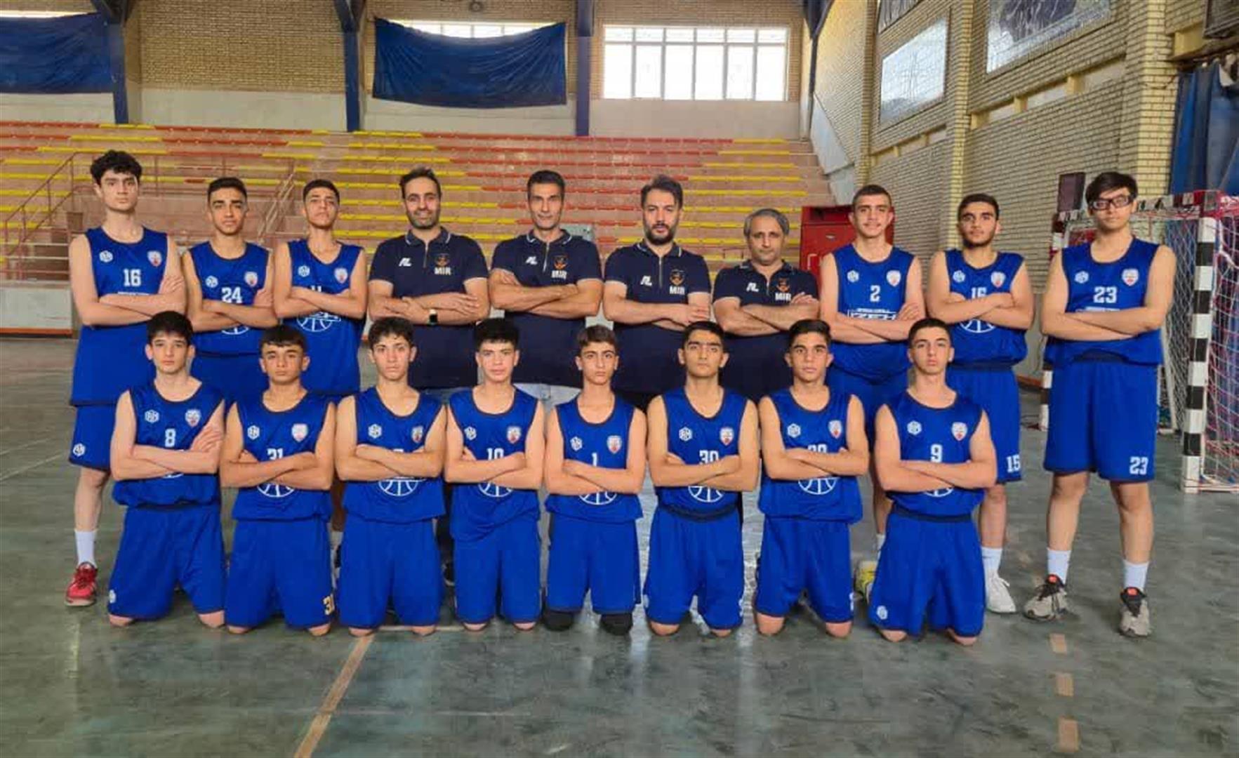 برد قاطع تیم بسکتبال نوجوانان ایذه در نخستین دیدار لیگ کشور