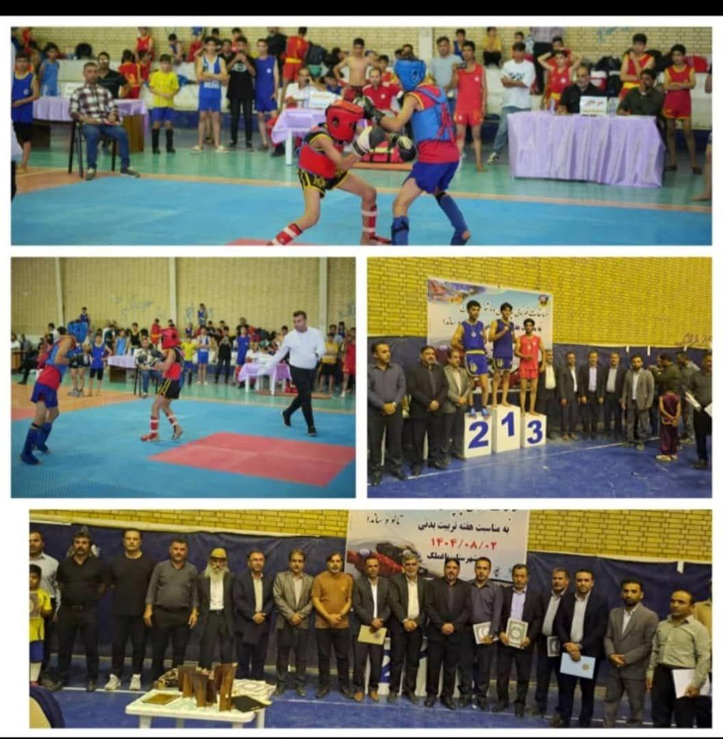 درخشش تیم ایذه در مسابقات قهرمانی ووشوی استان خوزستان