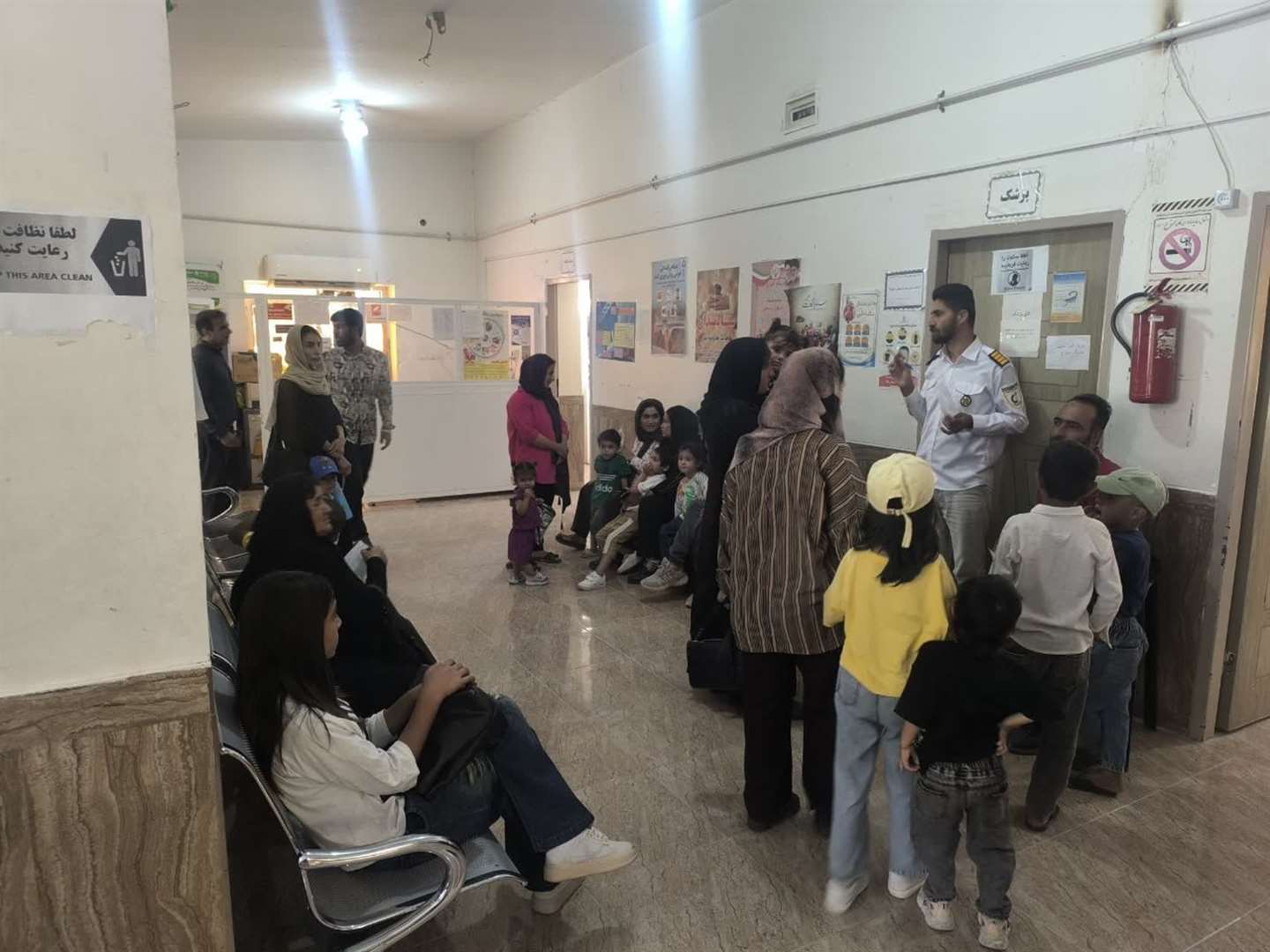 حضور متخصص اطفال در بخش سوسن شهرستان ایذه 