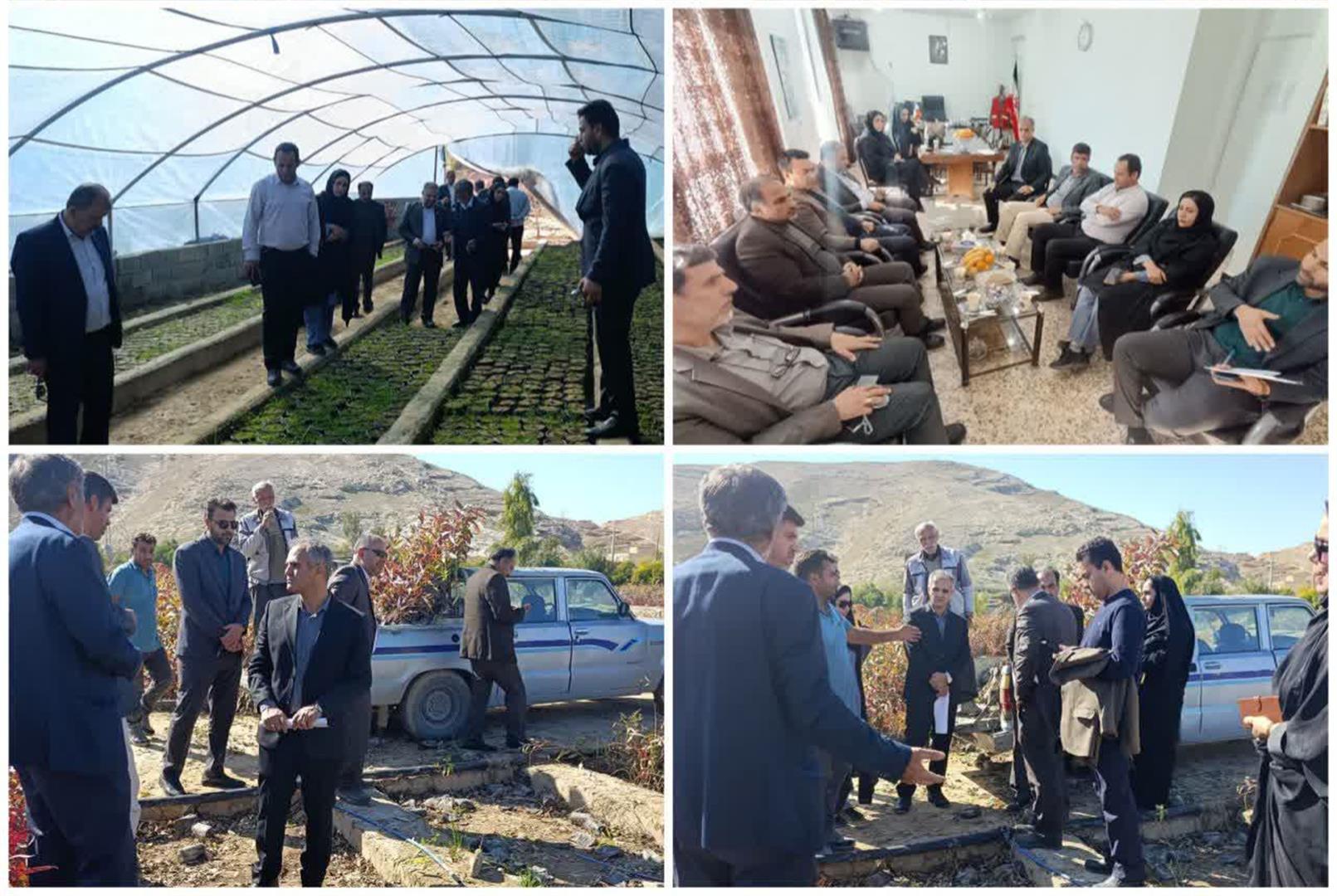 سفر گروه ارزیابان سازمان منابع طبیعی به ایذه؛ نظارت بر طرح کاشت یک میلیارد درخت